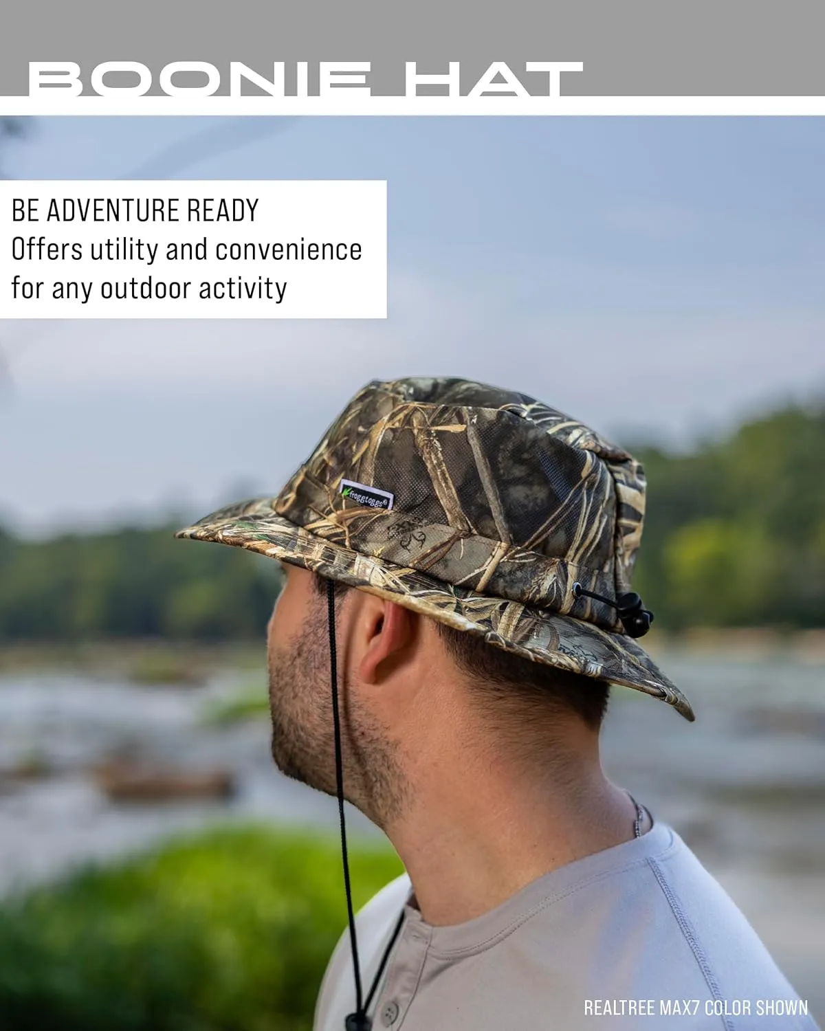 FROGG TOGGS Boonie Hat – Fishing Hat Offers Waterproof, Breathable, Sun Protection