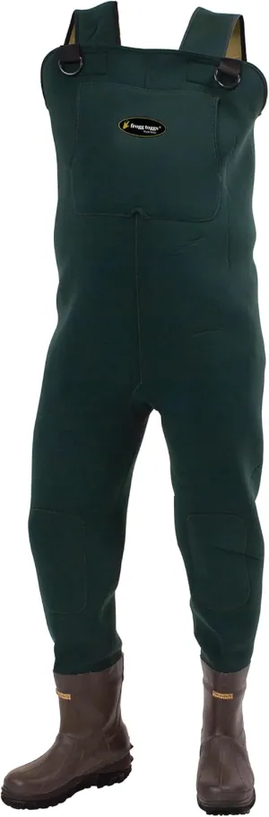 FROGG TOGGS Men's Amphib Neoprene Waterproof Fishing Bootfoot Chest Wader for Fishing
