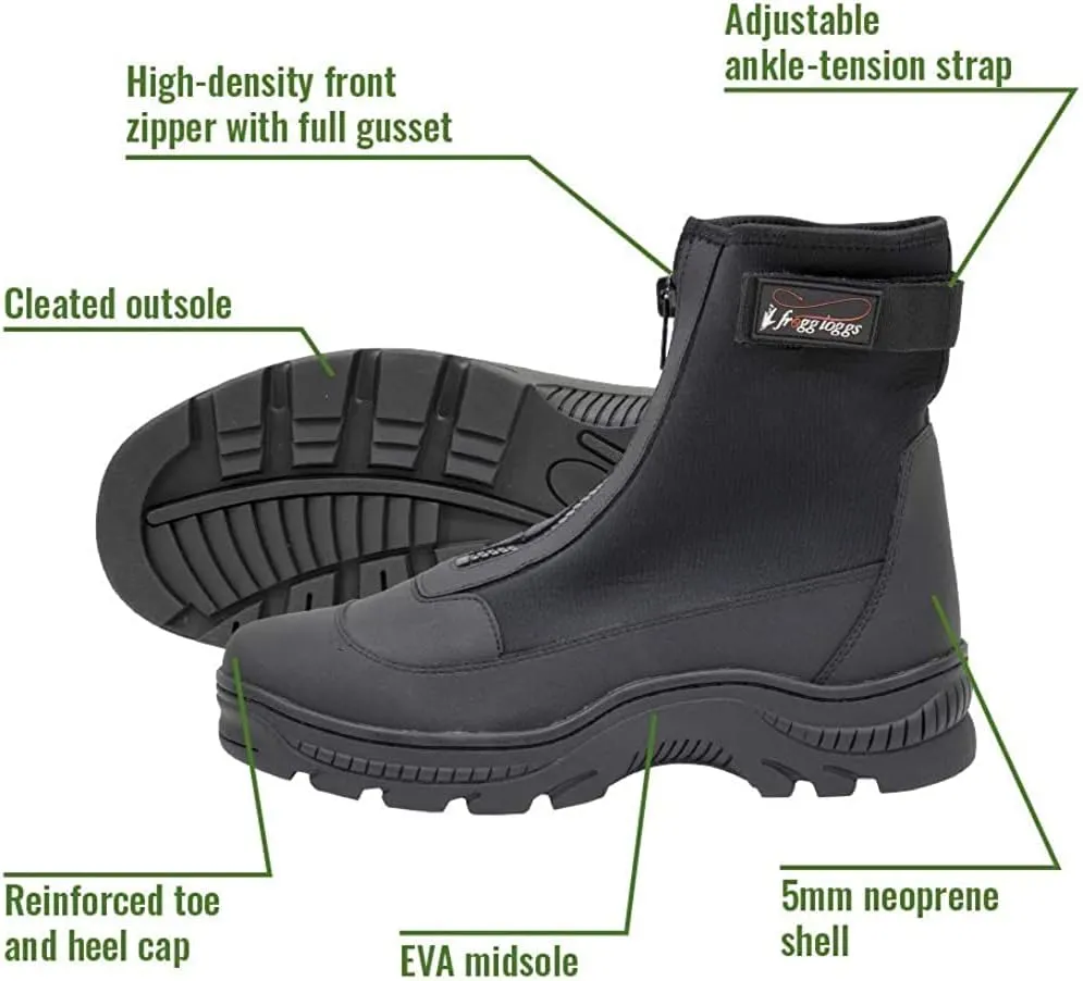 FROGG TOGGS Men's Aransas II Neoprene Surf & Sand Waterproof Fishing Wading Boot for Fishing