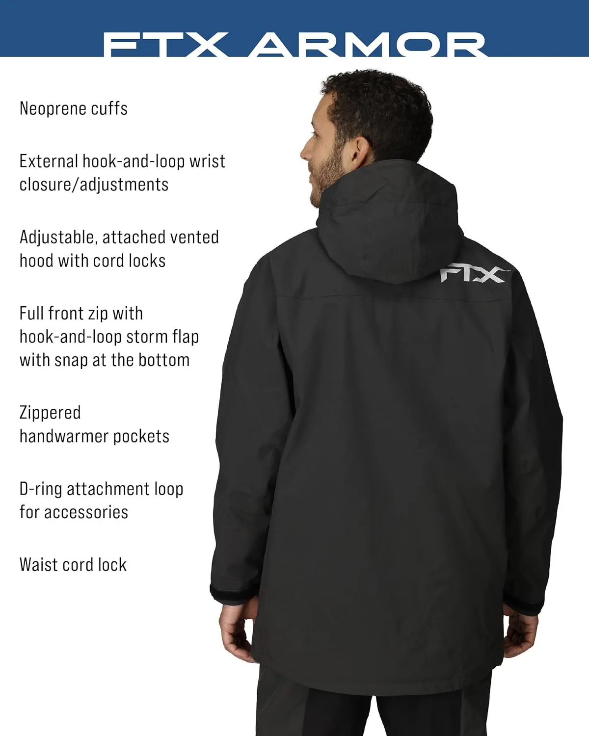 FROGG TOGGS Men's FTX Armor Premium Waterproof Rain, Fishing/Anglers Jacket