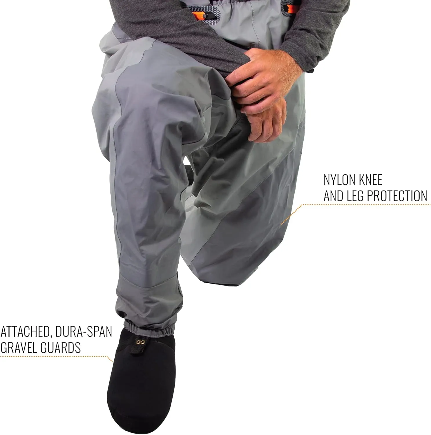 Frogg Toggs Pilot II Breathable Waterproof Stockingfoot Fishing Chest Wader for Fishing