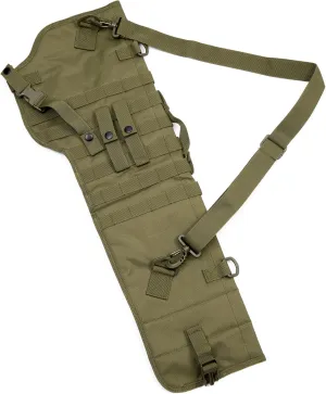 Fumei Tactical Shotgun Scabbard Rifle Shoulder Bag Short Barrel Gun Holster Adjustable Modular Molle for Hunting Training