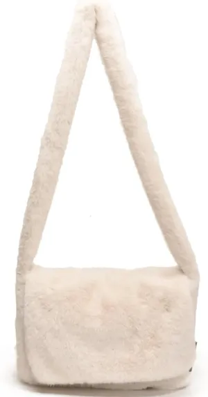 Furry Faux Fur Shoulder Crossbody Bag for Women Cute Handbag Fluffy Plush Y2K Messenger Purse