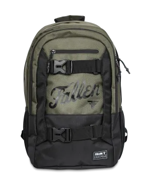 FURY BOARD BACKPACK - OLIVE / BLACK