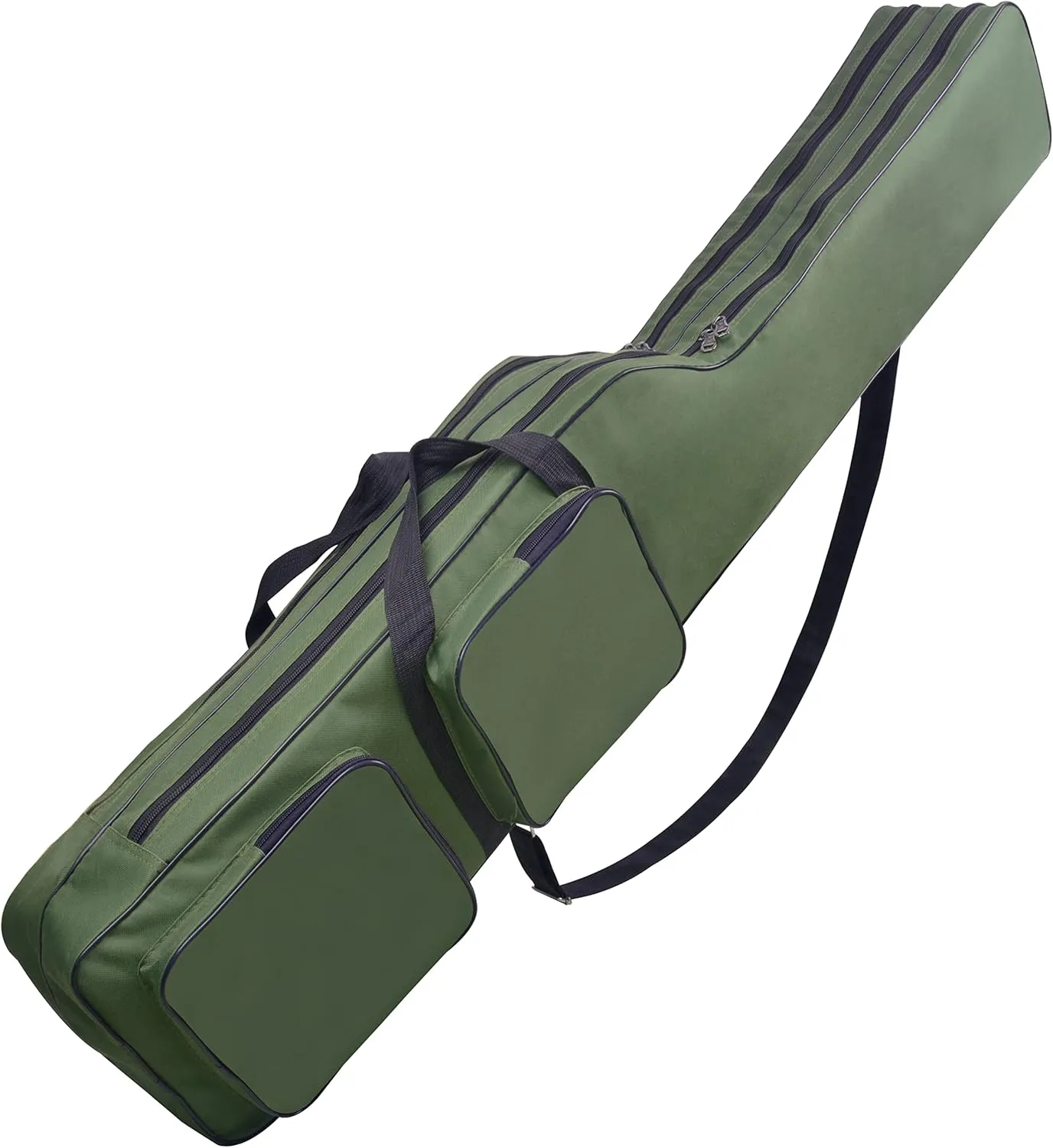 FUSIGO Fishing Rod Case - 4.27ft Waterproof Fishing Tackle Bag Organizer - Large Capacity Folding Travel Bag