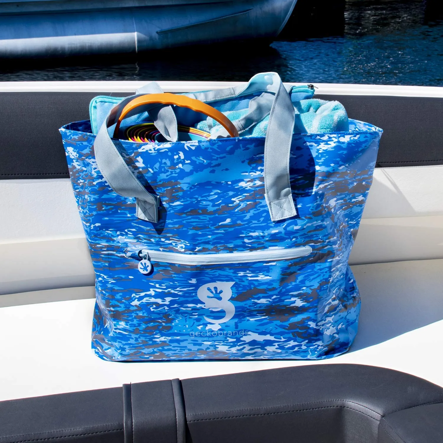 Geckobrands Escape Waterproof Beach Tote