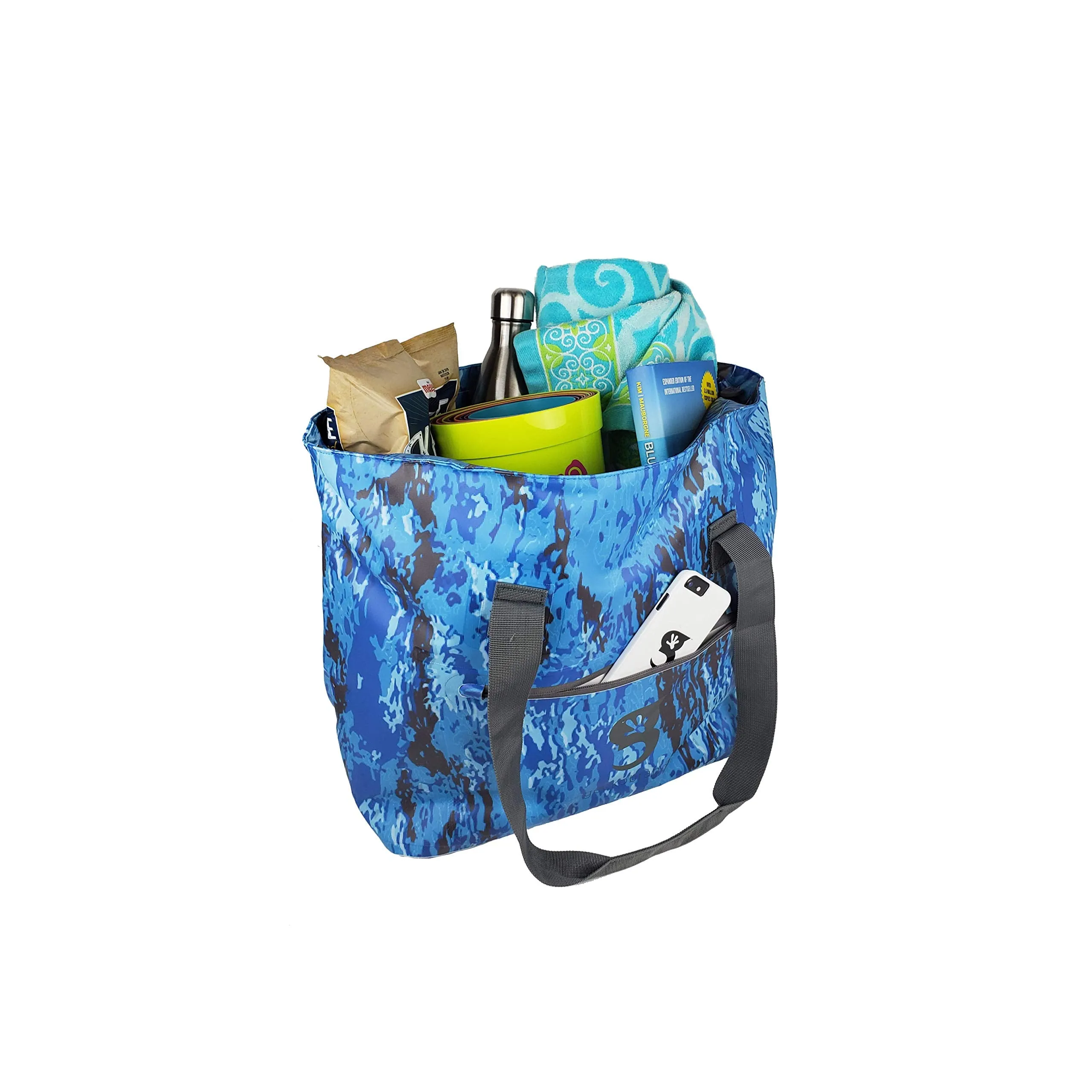 Geckobrands Escape Waterproof Beach Tote