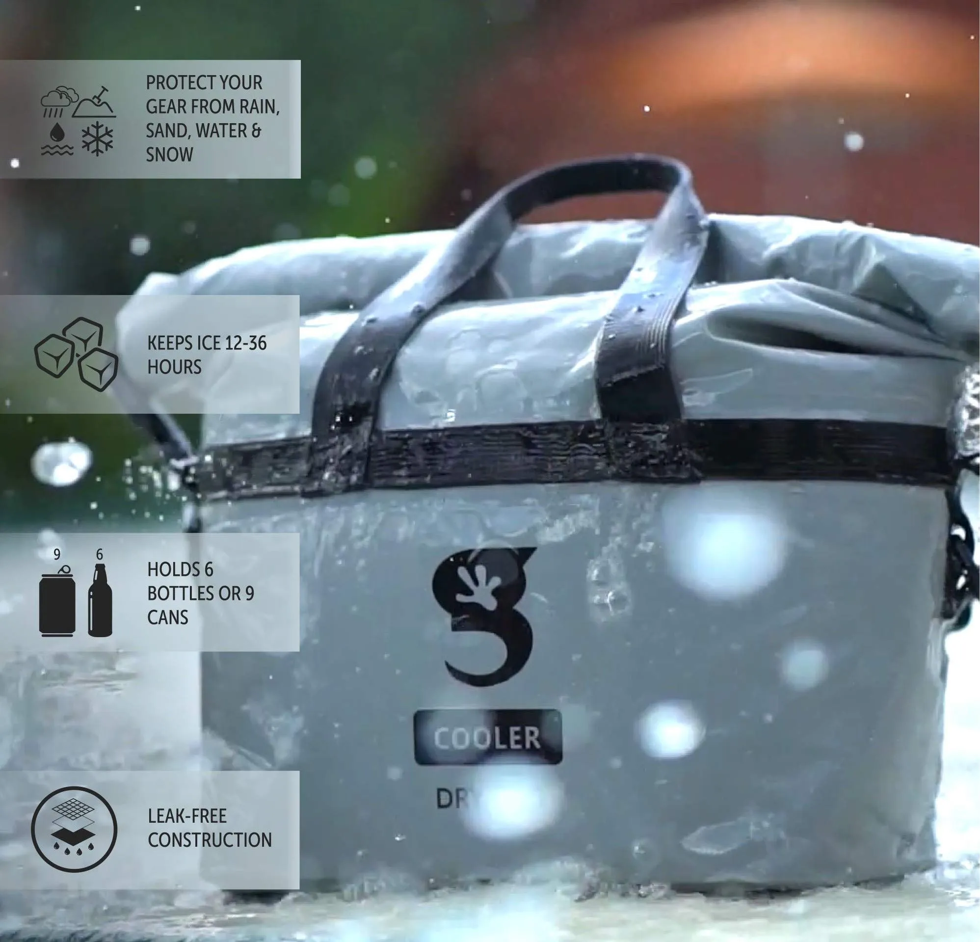 Geckobrands Tote Dry Bag Cooler