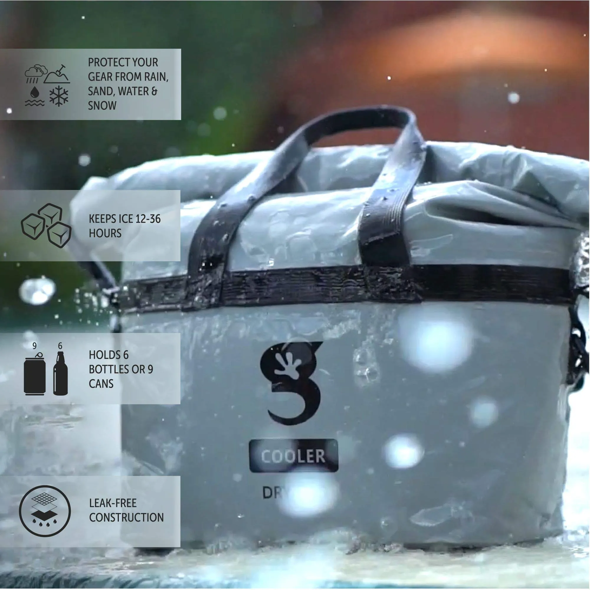 Geckobrands Tote Dry Bag Cooler