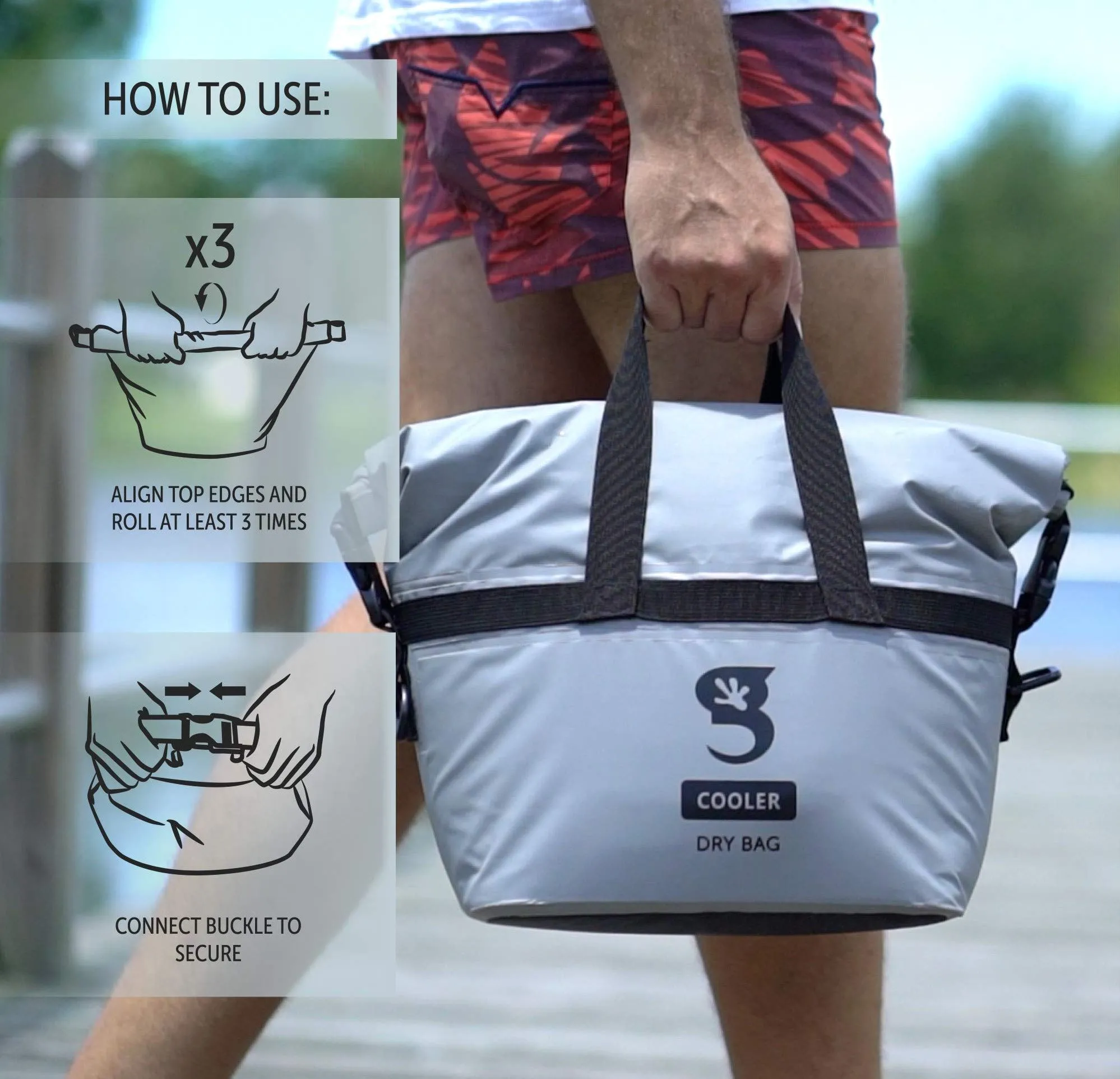 Geckobrands Tote Dry Bag Cooler
