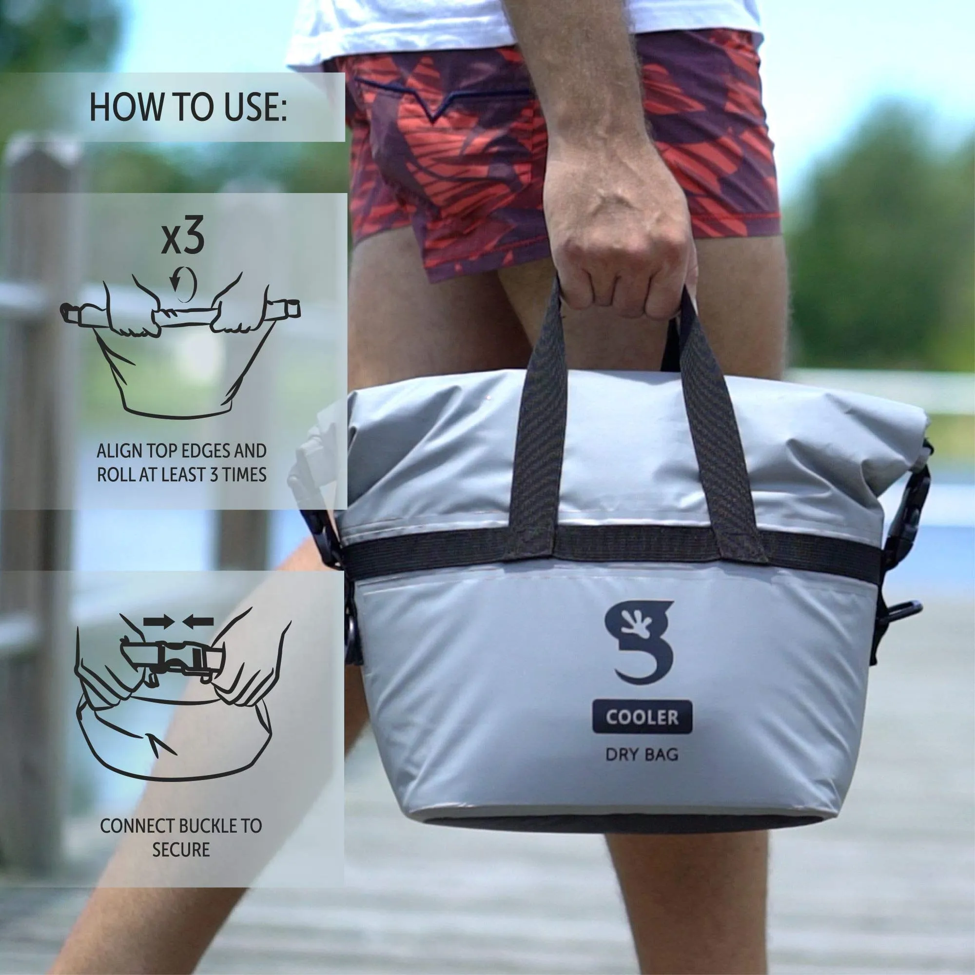 Geckobrands Tote Dry Bag Cooler