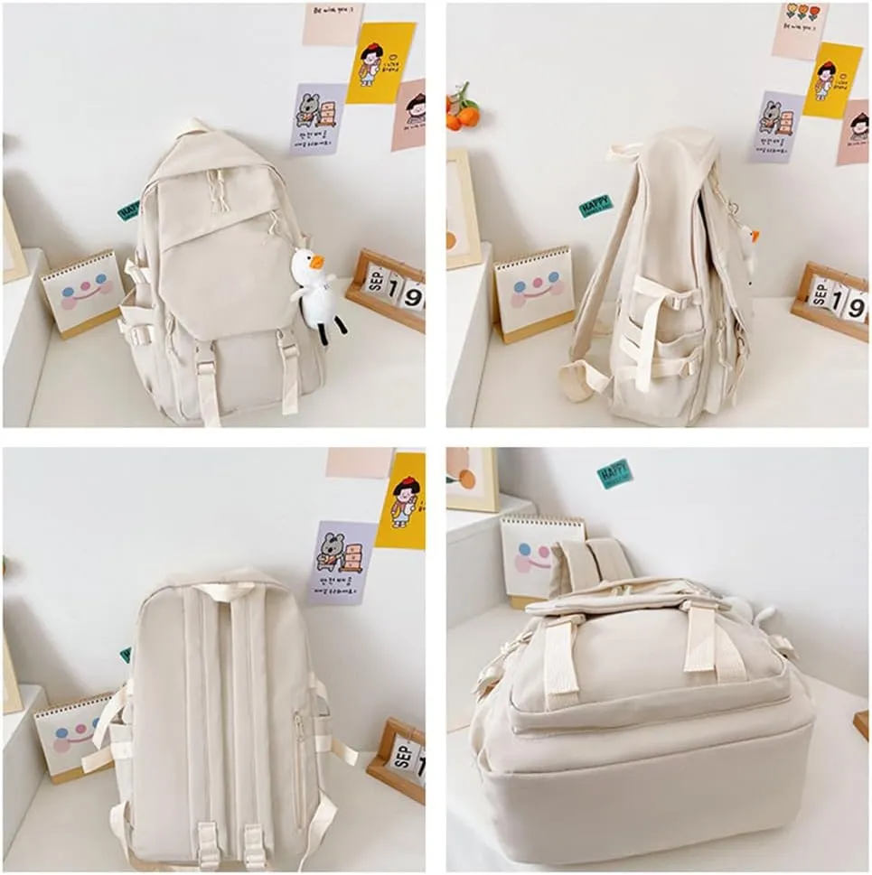 Genshin Impact Backpack Barbara Backpack Cute 3D Printed Daypack Laptop 17" Large Capacity Travel Black BackPack With Gift