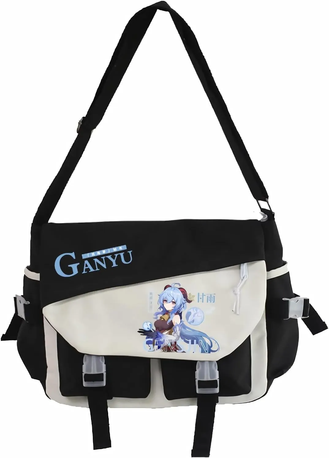 Genshin Impact Crossbody Bag Xiao Single Shoulder Bag Handbag Adult Single Shoulder Backpack Bag