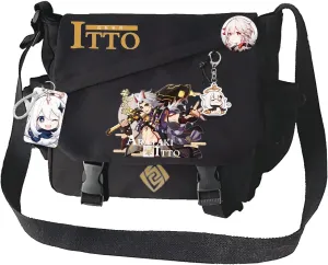 Genshin Impact Crossbody Bag Xiao Single Shoulder Bag Handbag Adult Single Shoulder Backpack Bag