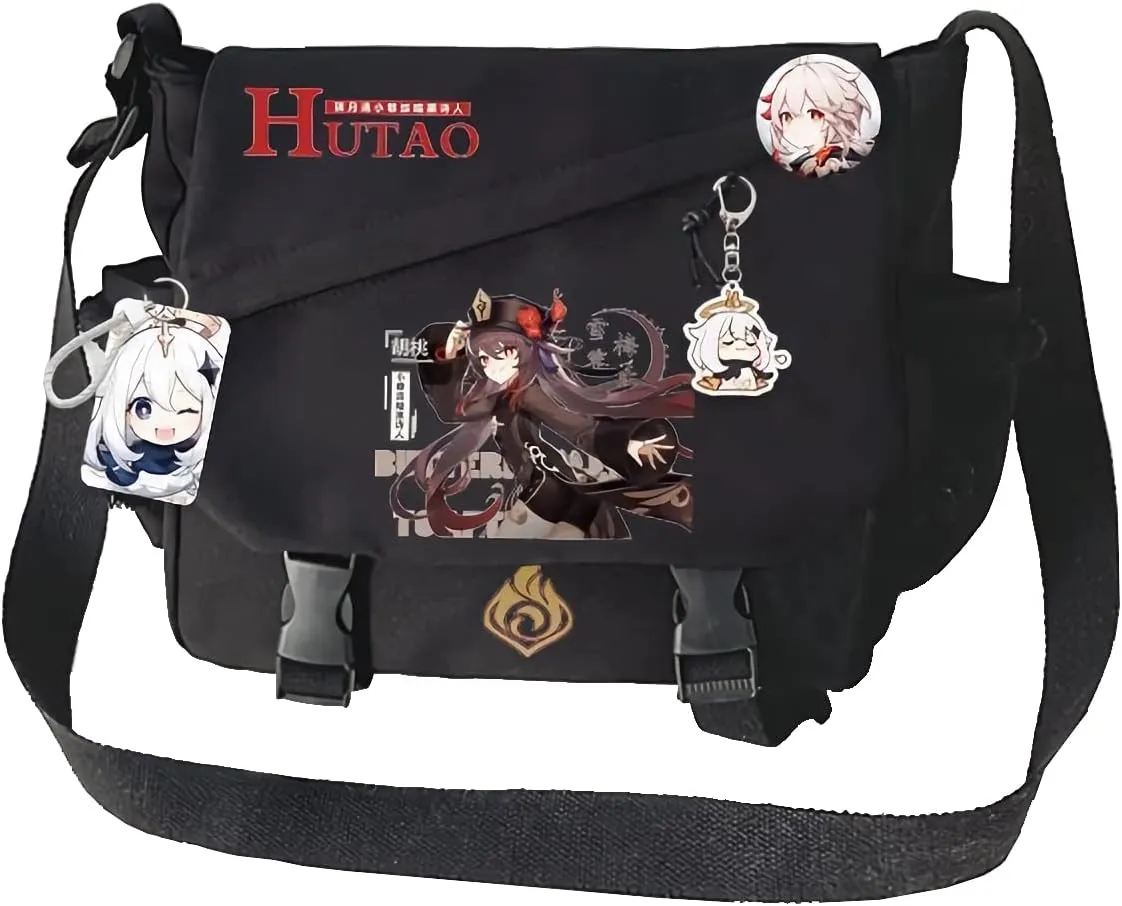 Genshin Impact Crossbody Bag Xiao Single Shoulder Bag Handbag Adult Single Shoulder Backpack Bag