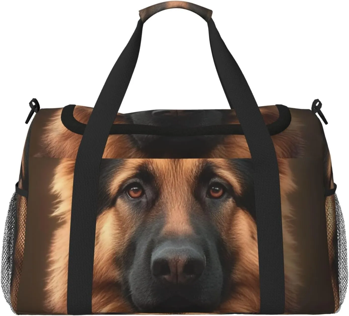German Shepherd Travel Duffel Bag Tote Bag Sports Gym Bag For Women And Men