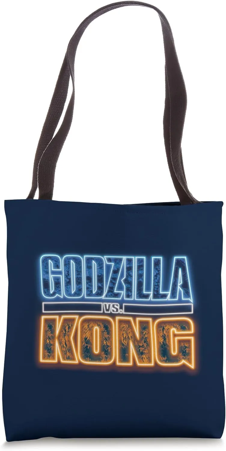 Godzilla vs Kong - Official Neon Logo Tote Bag