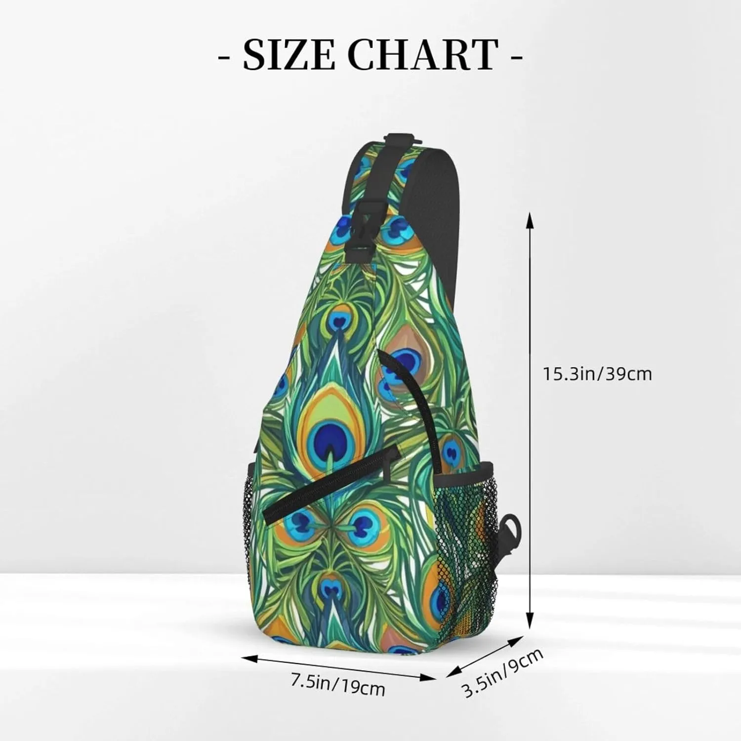 Gold Handprint Starry Sky Crossbody Bags Cross Chest Bag Adjustable Sling Backpack for Women Men