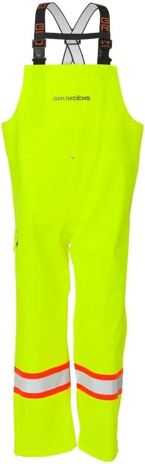 Grundens CSA Neptune Fishing Bib - Men's Adult Fishermen Bibs - Black - Medium (30 Inseam)