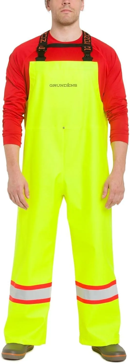 Grundens CSA Neptune Fishing Bib - Men's Adult Fishermen Bibs - Black - Medium (30 Inseam)