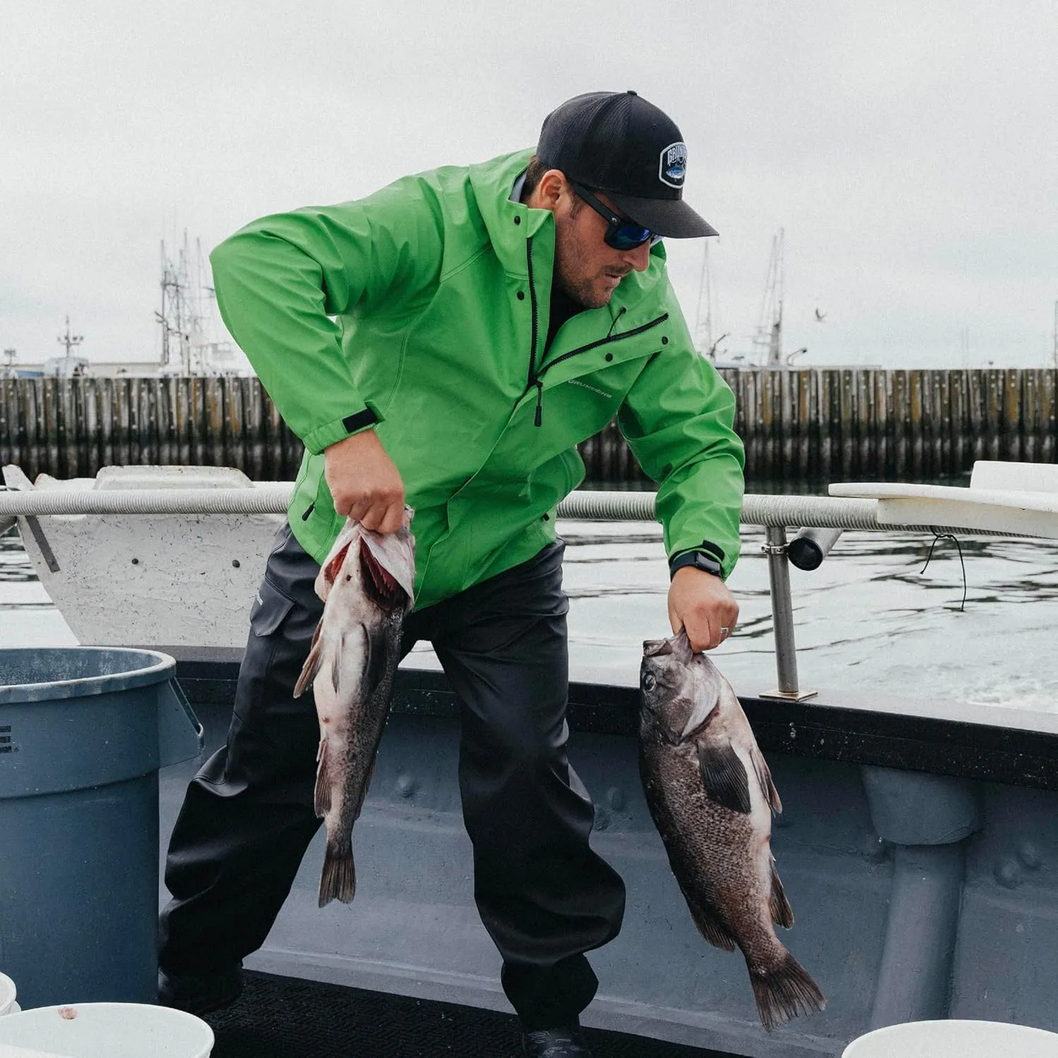 Grundens Men’s Neptune Commercial Fishing Jacket | Waterproof, Adjustable