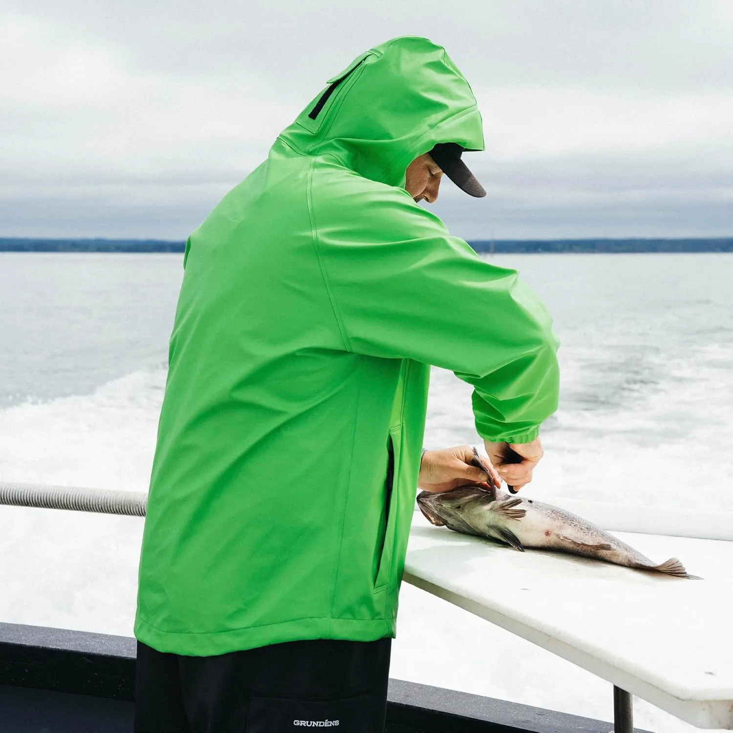 Grundens Men’s Neptune Commercial Fishing Jacket | Waterproof, Adjustable