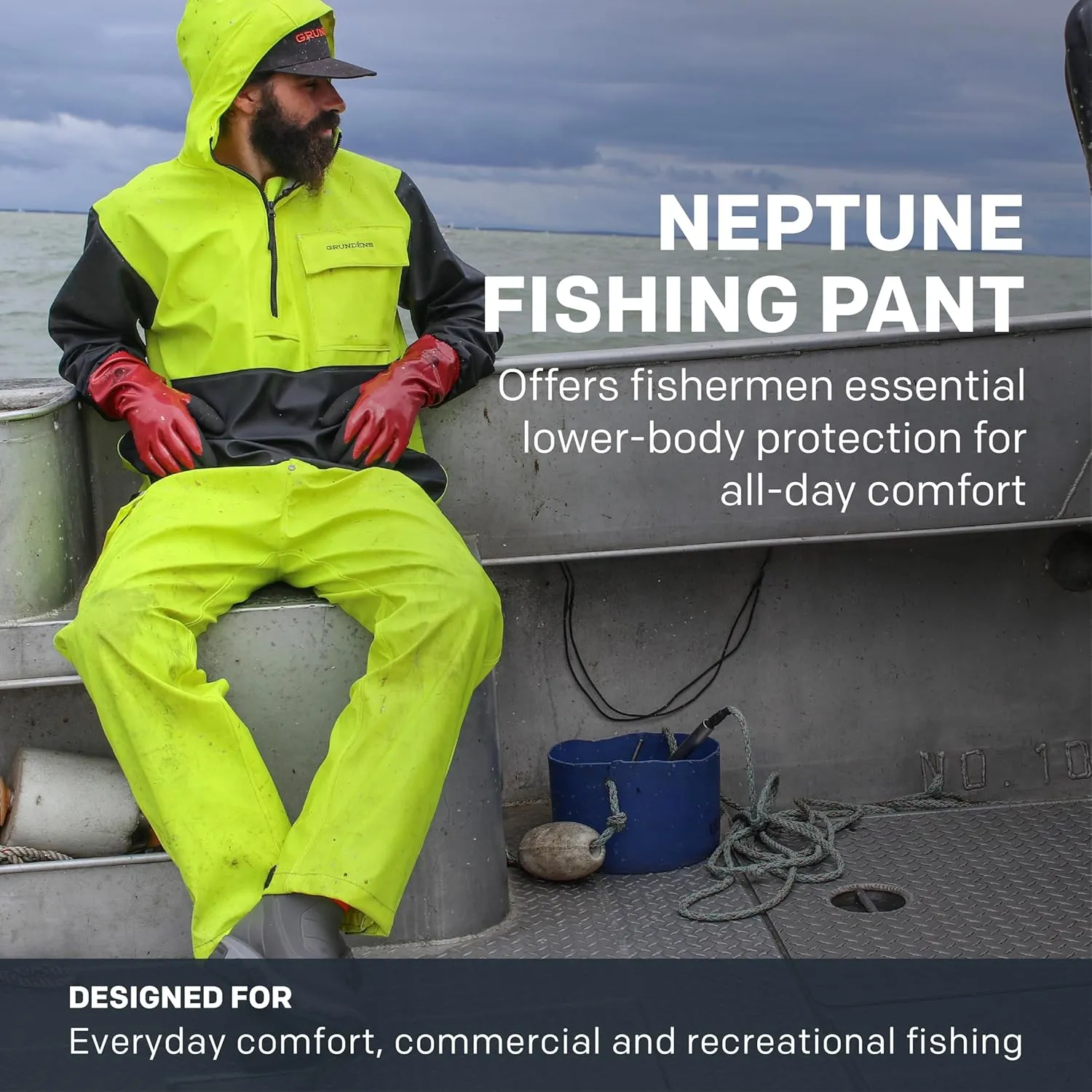 Grundens Men’s Neptune Fishing Pants | Waterproof, Breathable
