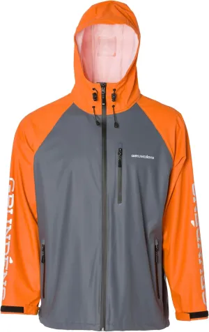 Grunden’s Men’s Tourney Jacket - Hooded Waterproof Fishing Jacket, Lightweight Athletic Fit, Packable Rain Coat