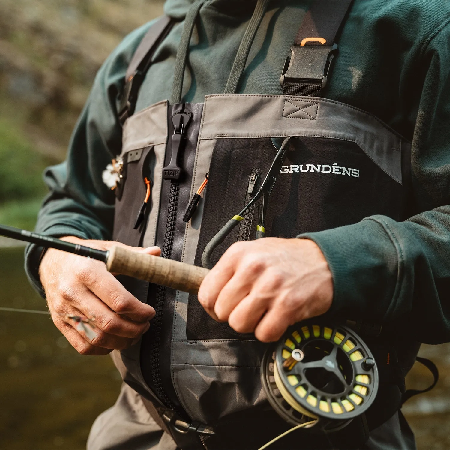 Grundens Men’s Vector Zip Stockingfoot Wader