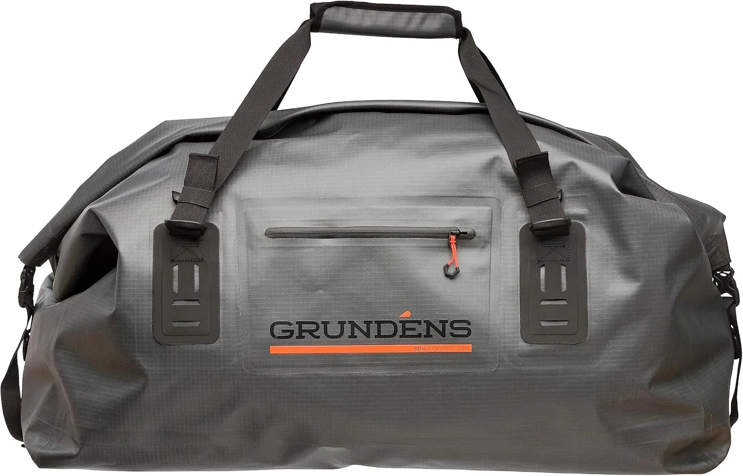 Grundens Shackleton 2.0 Duffel 105L - Waterproof, Welded Construction, Roll Top Closure, and External Secure Zipper Storage for Fishing and Outdoor Use, Anchor