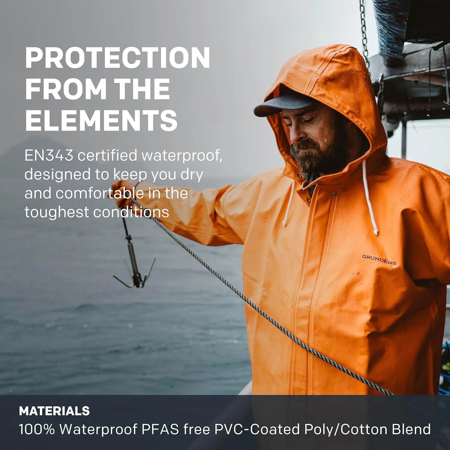 Grundéns Men's Brigg 40 Fishing Jacket
