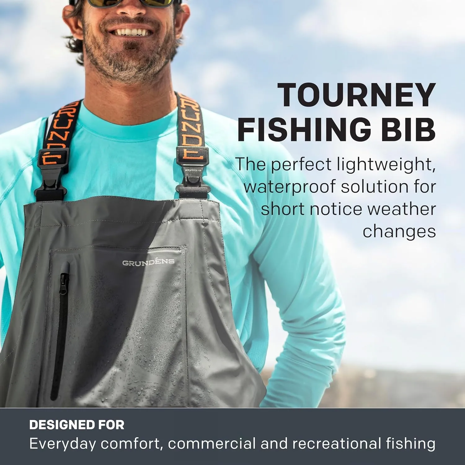 Grundéns Men’s Tourney Bib Fishing Pants | Durable, Waterproof
