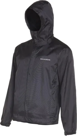 Grundéns Men’s Weather Watch Sport Fishing Jacket - Waterproof, Heavy Duty Rain Gear, Breathable, Packable Raincoat With Hood, Black, Small