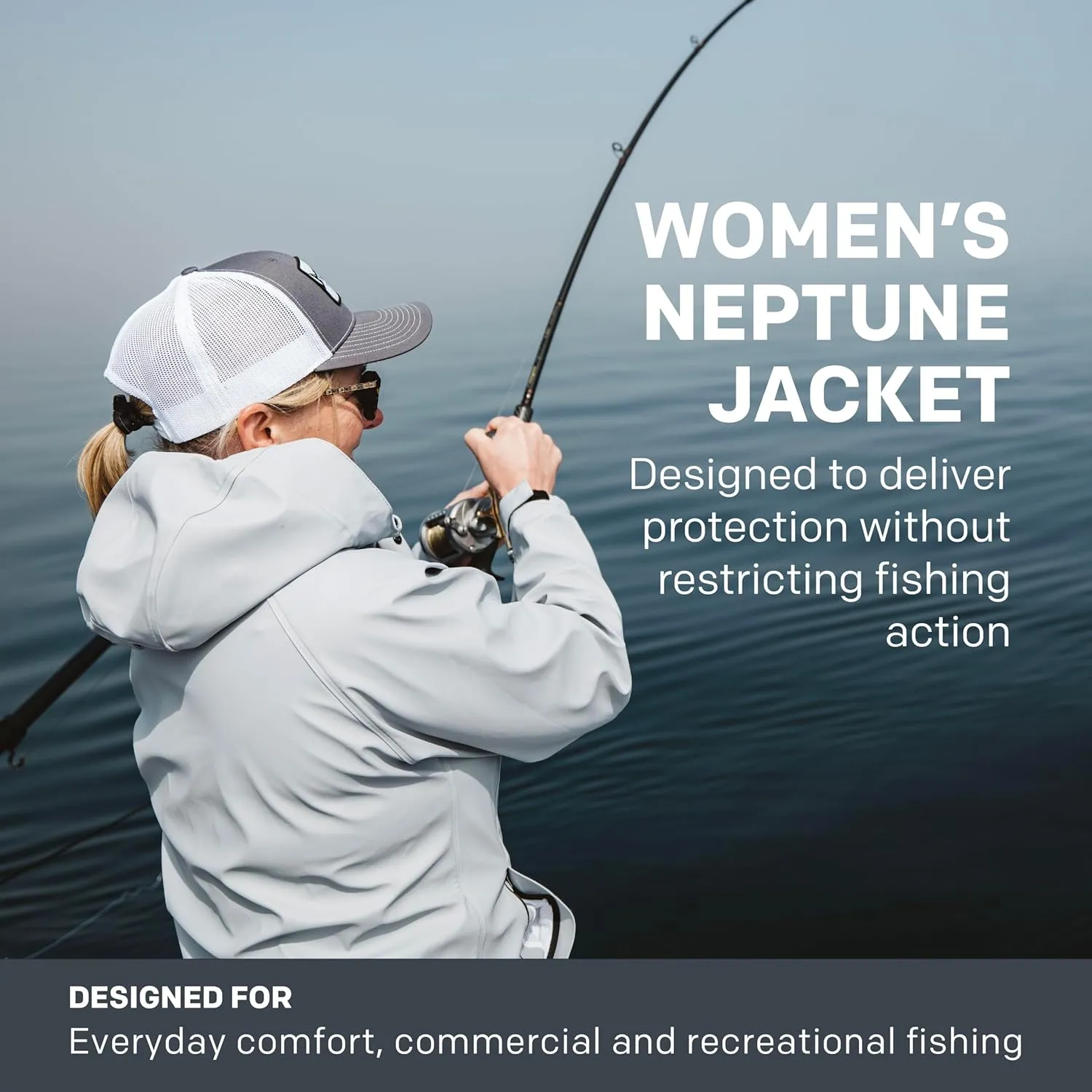 Grundéns Women’s Neptune Commercial Fishing Jacket | Waterproof, Adjustable