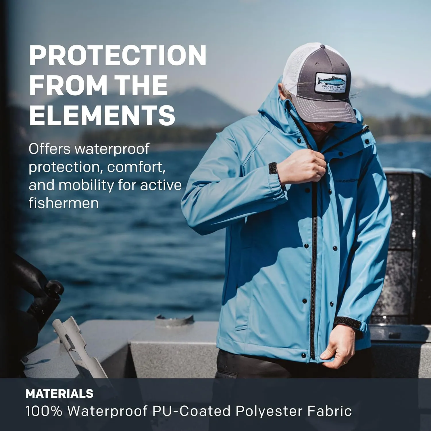 Grundéns Women’s Neptune Commercial Fishing Jacket | Waterproof, Adjustable