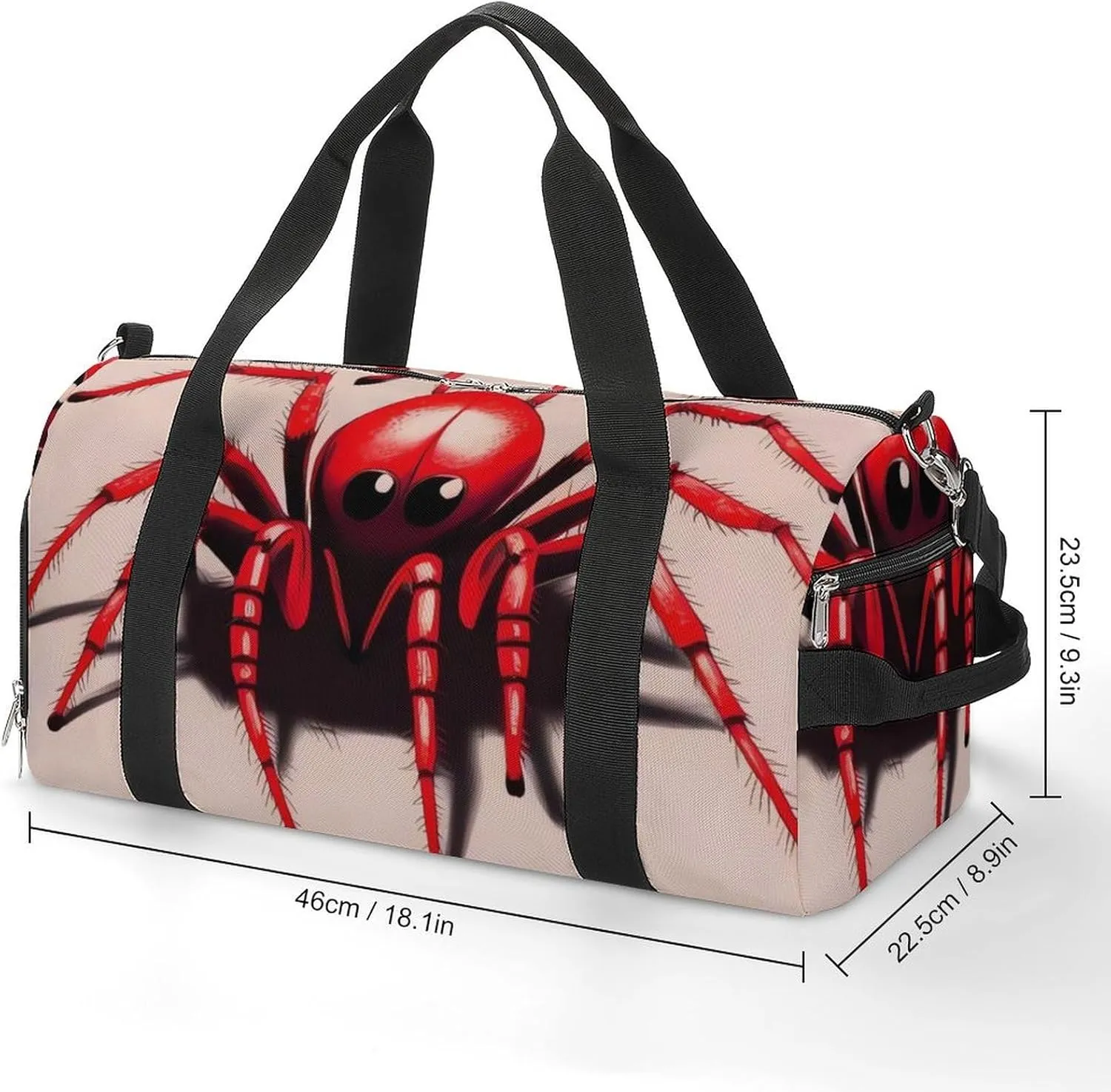 Gym Bag Adorable Animal Duffel Bag for Men Women Overnight Bag with Shoe Compartment Workout Bags