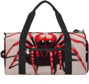Gym Bag Adorable Animal Duffel Bag for Men Women Overnight Bag with Shoe Compartment Workout Bags