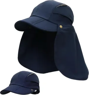 Hat with Neck Protection Detachable Multi-Purpose Summer Sun Hat Sun Protection Breathable Quick Dry UV Protection