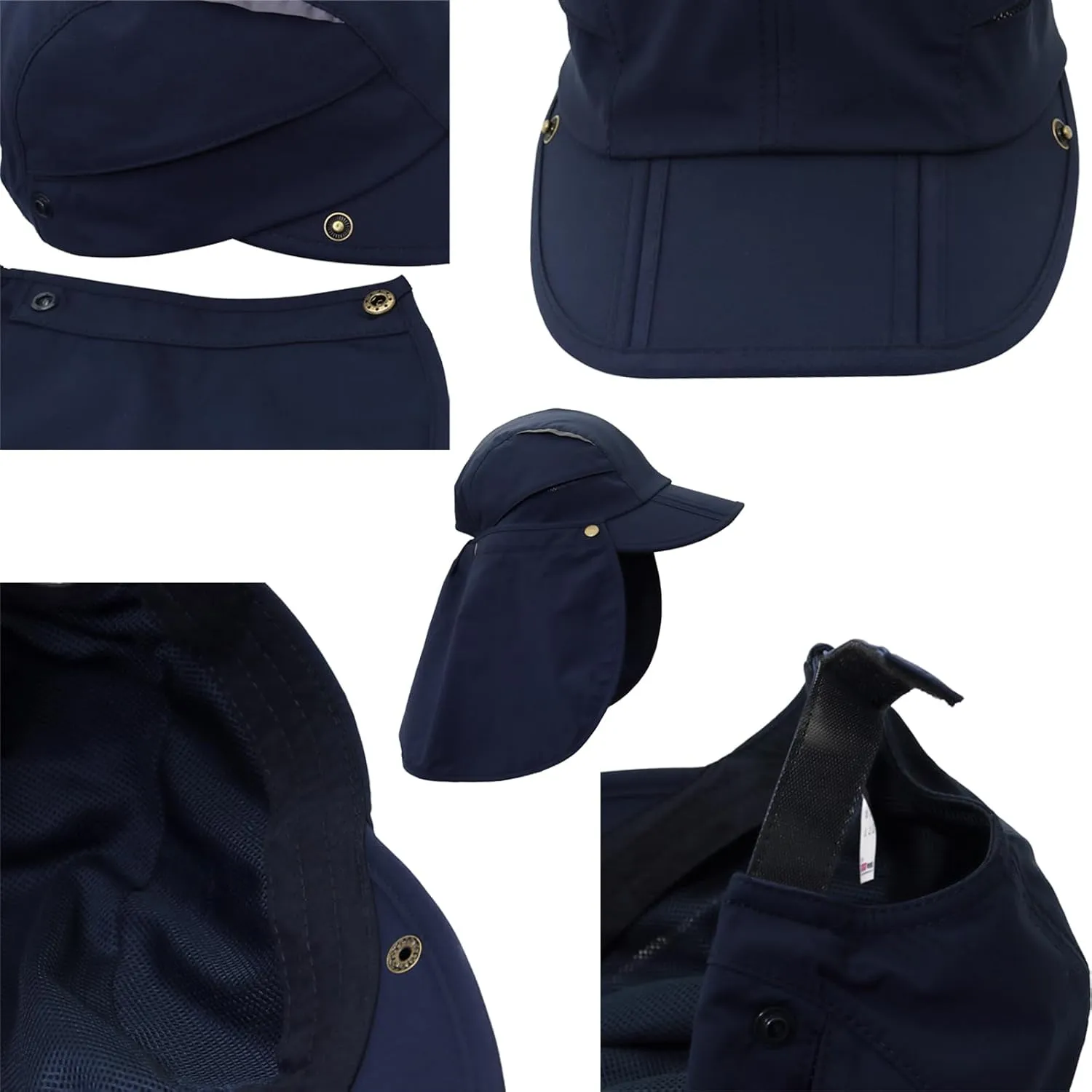 Hat with Neck Protection Detachable Multi-Purpose Summer Sun Hat Sun Protection Breathable Quick Dry UV Protection