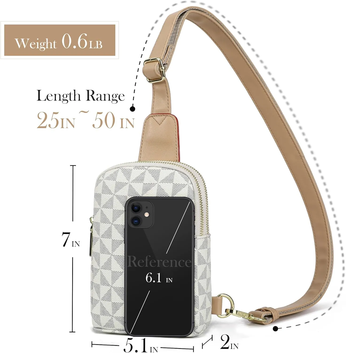 Haytijoe Small Crossbody Sling Bag for Women Travel Purses Anti Theft Cross Body Bag for Woman Fanny Packs