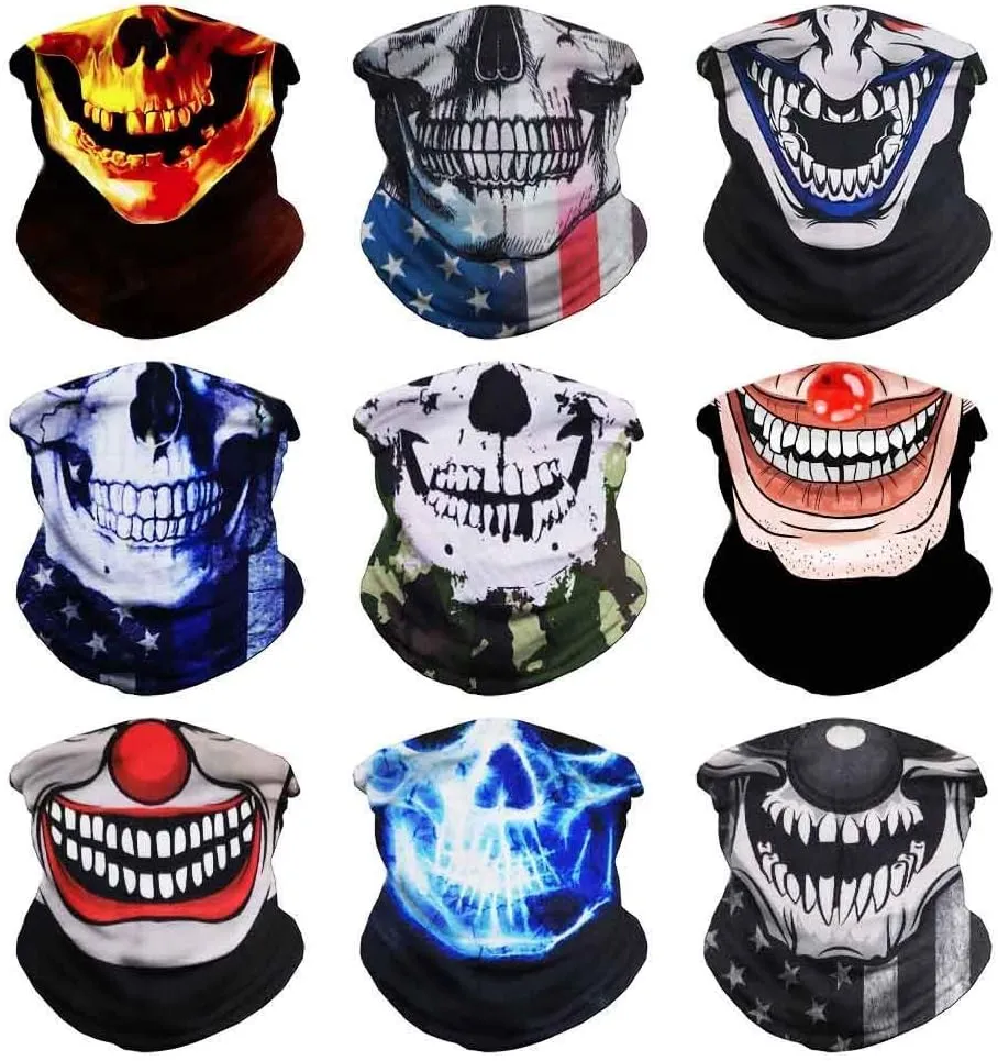 Headwear Bandana Head Wrap Face Scarf Mask Neck Warmer Balaclava for Sports