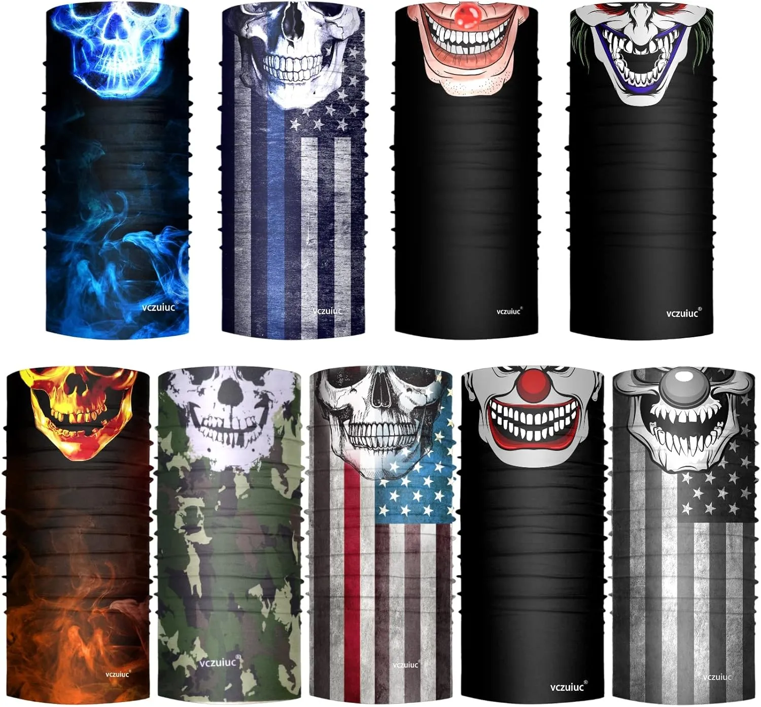 Headwear Bandana Head Wrap Face Scarf Mask Neck Warmer Balaclava for Sports