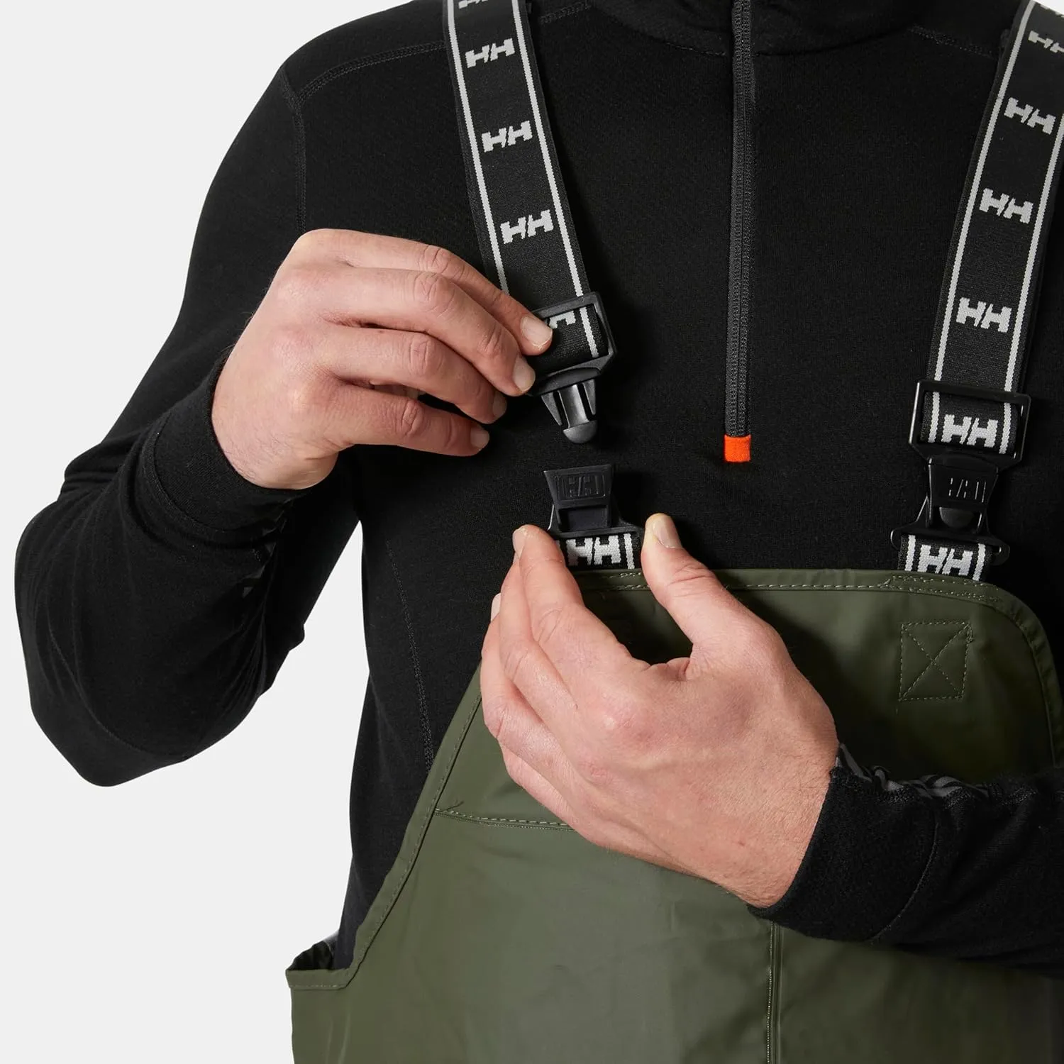 Helly-Hansen Workwear Gale Waterproof Bib Pants for Men Made from Heavy-Duty Protective Polyester/Polyurethane for Mobility