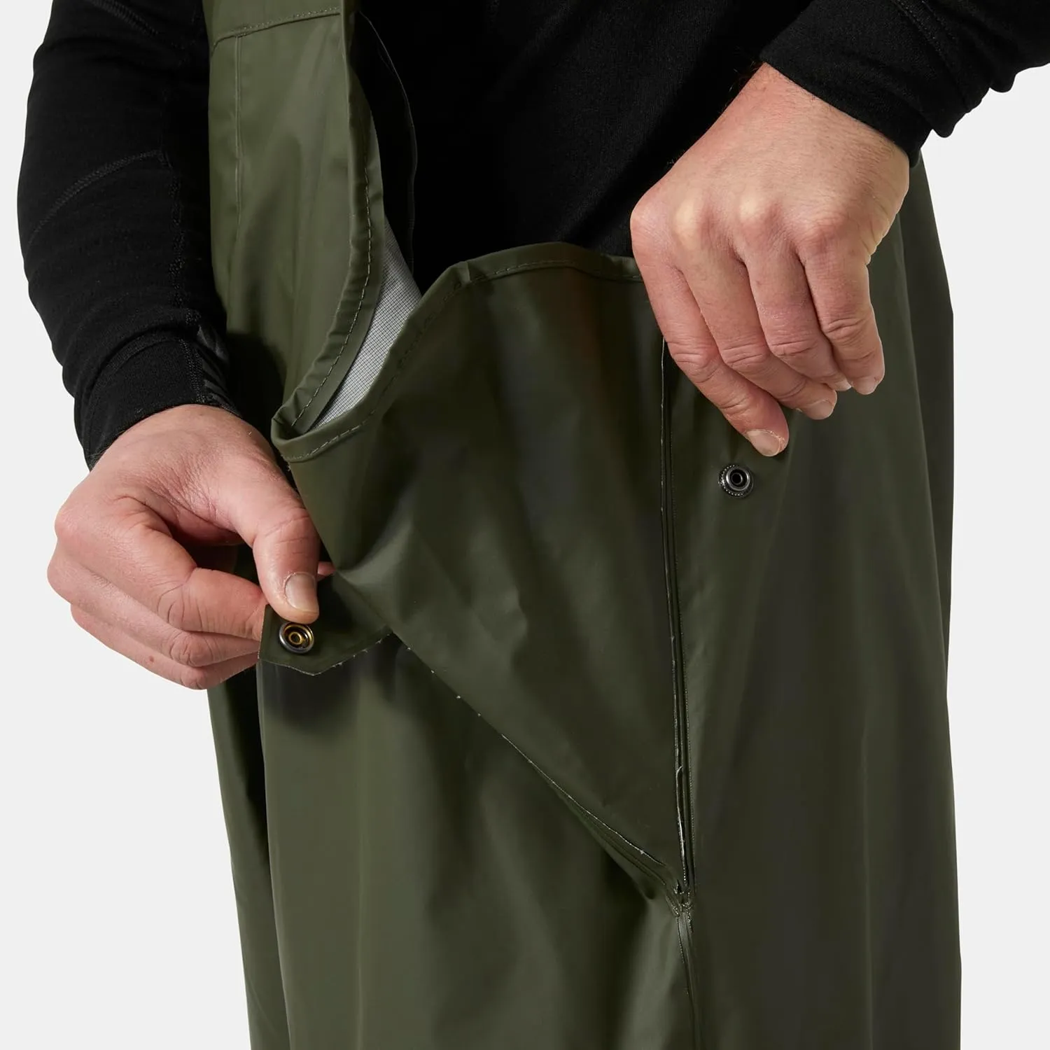 Helly-Hansen Workwear Gale Waterproof Bib Pants for Men Made from Heavy-Duty Protective Polyester/Polyurethane for Mobility
