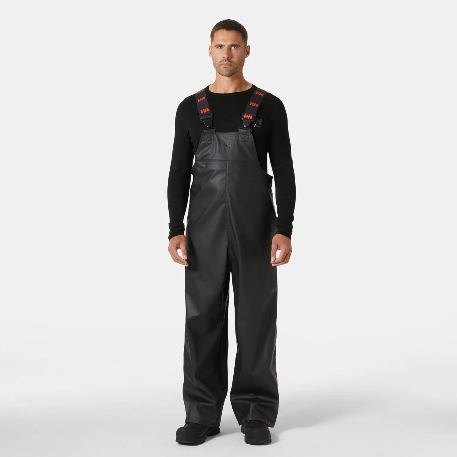 Helly-Hansen Workwear Gale Waterproof Bib Pants for Men Made from Heavy-Duty Protective Polyester/Polyurethane for Mobility