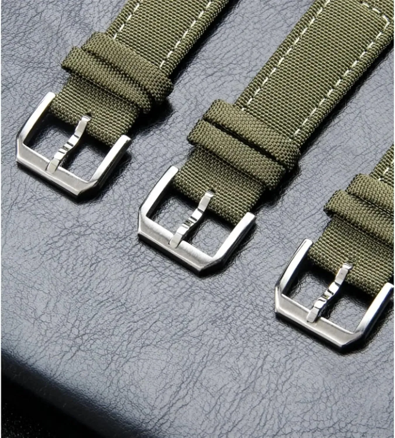 High Density Nylon 20mm Watch Straps for IWC Pilot Portuguese Portofino Nylon Canvas Watch Bands Watchbands Straps Bracelets