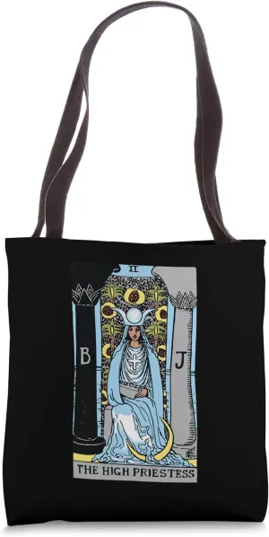 High Priestess Tarot Card Rider Waite Tote Bag