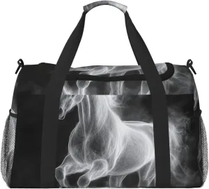 Horse Travel Duffel Bag Tote Bag Sports Gym Bag For Women And Men