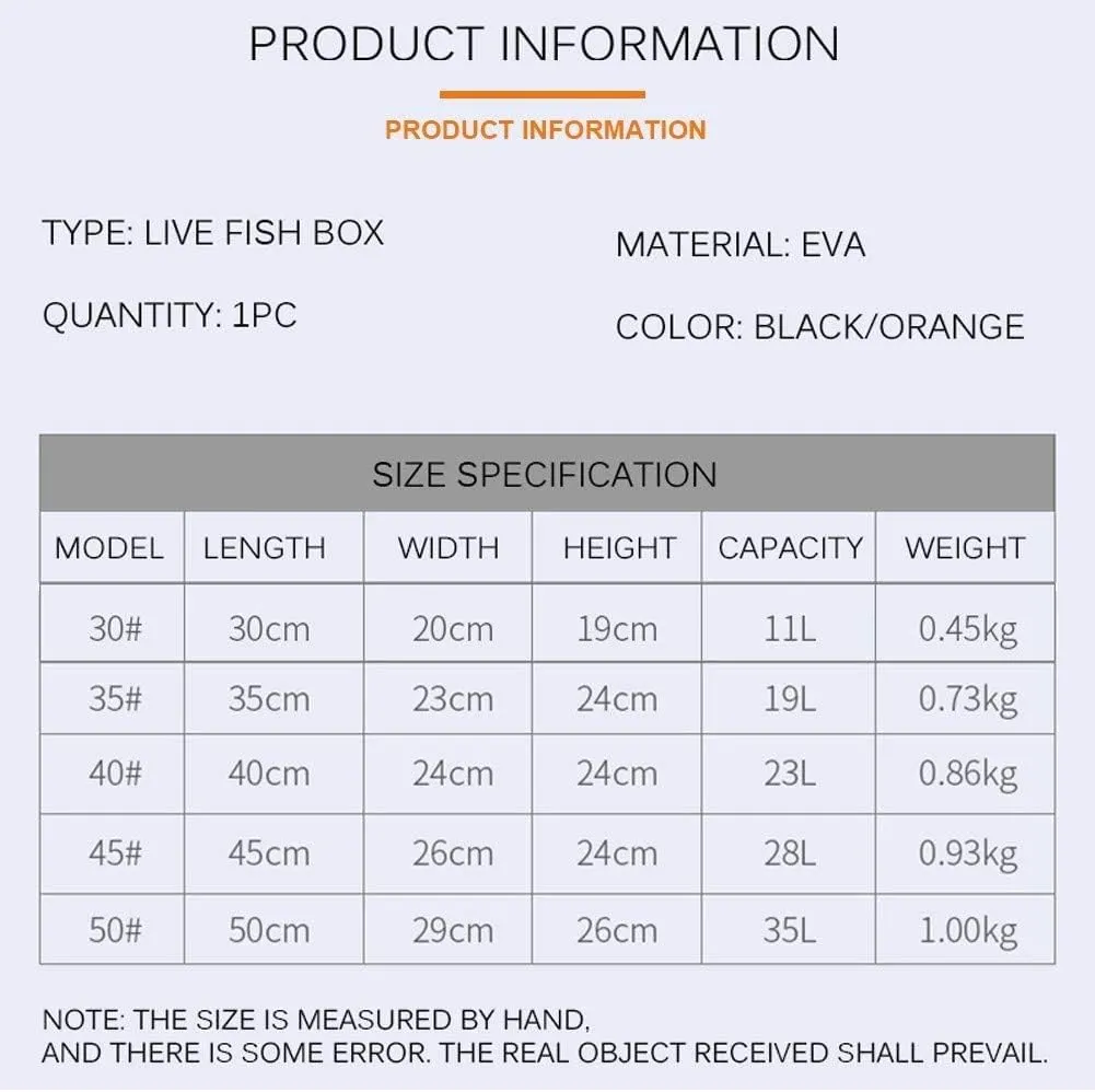 HOTRA Fishing Bucket Collapsible Water Tank Lightweight and Portable Container Foldable Fishing Bucket for Fishing Camp Black (Size : 4 US)