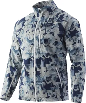 HUK Men's Pursuit Waterproof & Wind Resistant Zip Jacket